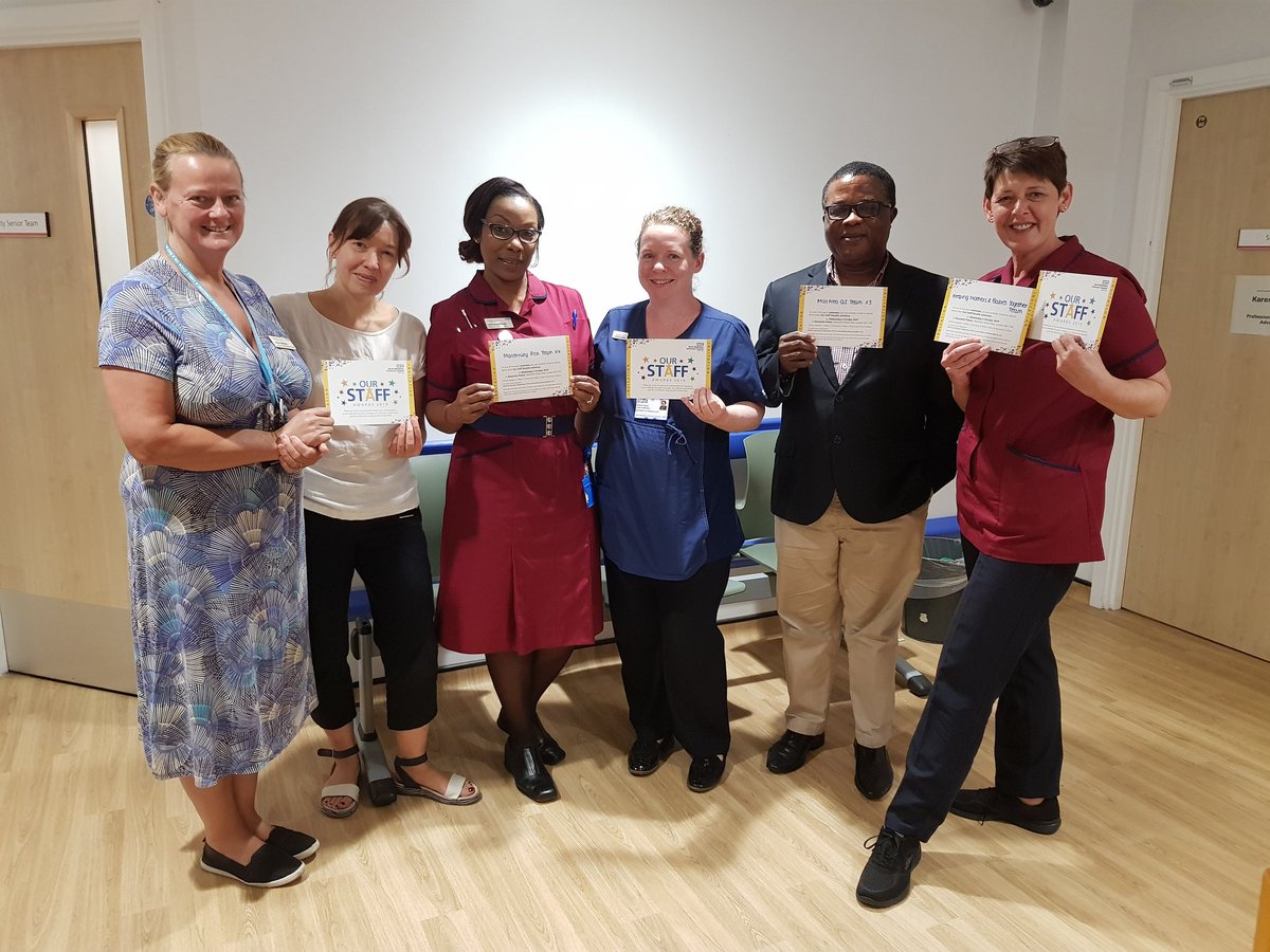 ShereenNimmo's tweet photo. Delivering the first few of our #staffawards invitations to Women's services teams @NorthMidNHS nominations included @MatNeoQI NorthMid team, Midwifery education team and Maternity Risk Team. #ProudHoM @CapitalMidwife https://t.co/dANiWV7pNH