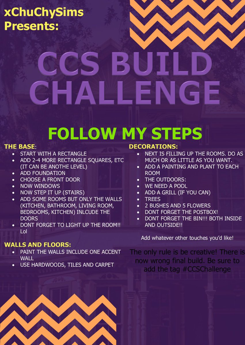 new_account_c's tweet photo. Hosting a build challenge /contest! All you have to do is follow the steps.
It can be anything you want it to be. Just upload it to the gallery with the #CCSCHALLENGE. This ends on Sept 6th.
Winner gets Realm of Magic!!! RT #thesims4 #RealmofMagic https://t.co/x3iW6EZPG0