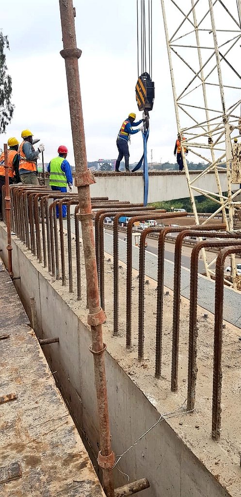 Outer Ring Road Overpass at GSU-Thika Road is taking shape... Traffic congestion normally experienced will be no more... #movingforward @PDUDelivery @GhettoRadio895 @TransportKE