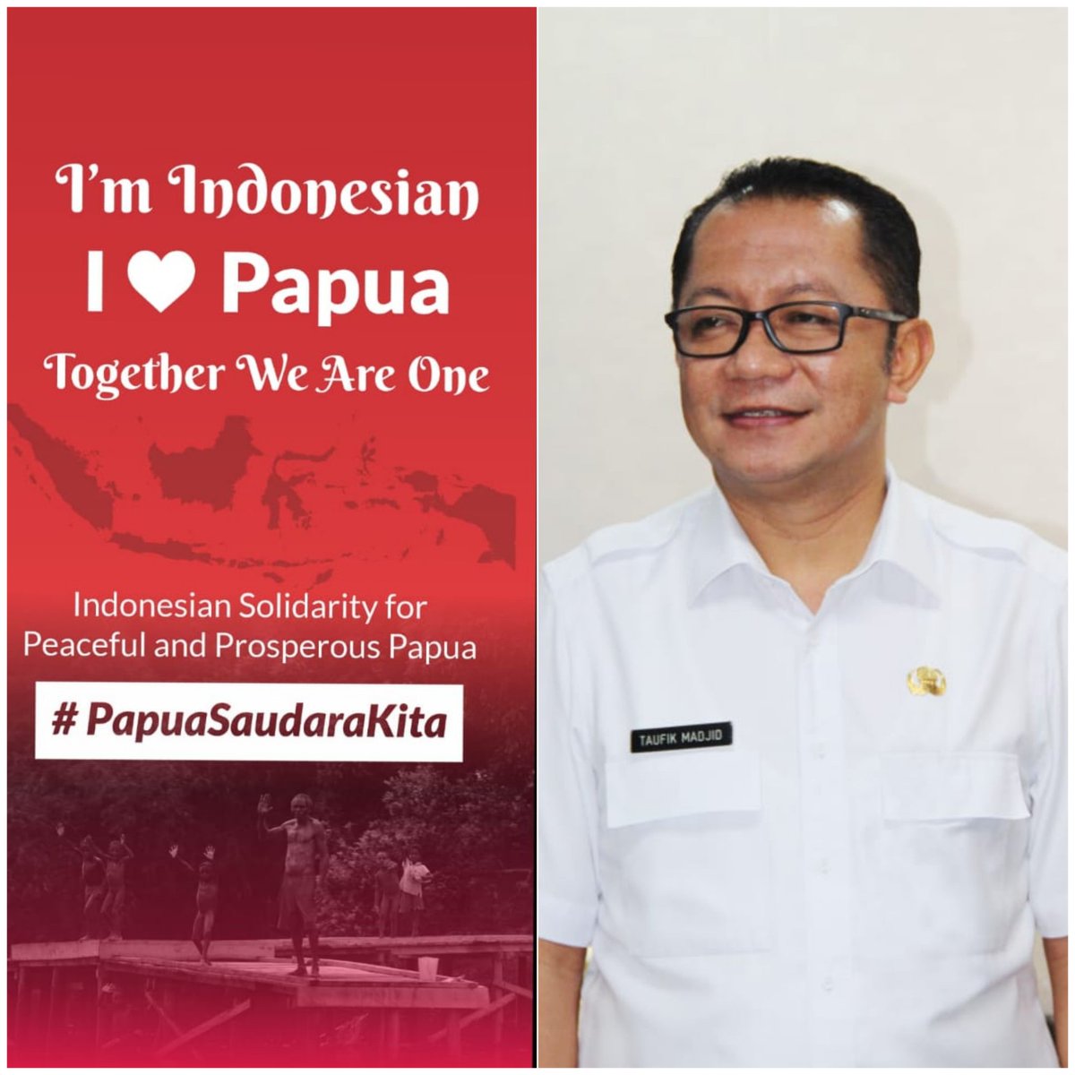 taufikmadjid71's tweet photo. Mari kita jaga dan rawat keberagaman yang ada pada bangsa kita, saya Indonesia saya Papua.

#KitaSemuaBersaudara
#SayaIndonesiaSayaCintaPapua https://t.co/rmUe3Dc6Rx