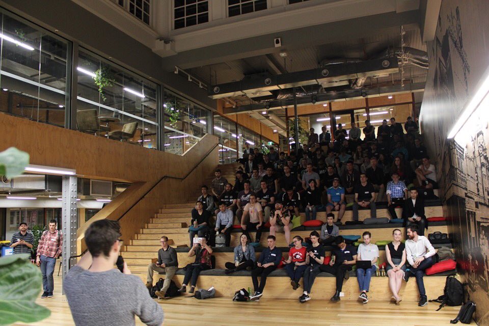 QUTEship's tweet photo. Tonight at 6PM: the @QUTCode Winter #Hackathon Finale
Teams have been hacking since Friday to build anything they like (as long as it’s awesome).
Don’t miss them pitch their hacks! Either:
🔹watch the livestream on #CodeNetwork’s fb page
🔹see it live👉https://t.co/sNn9blw0C5 https://t.co/y0EfLdFUjp