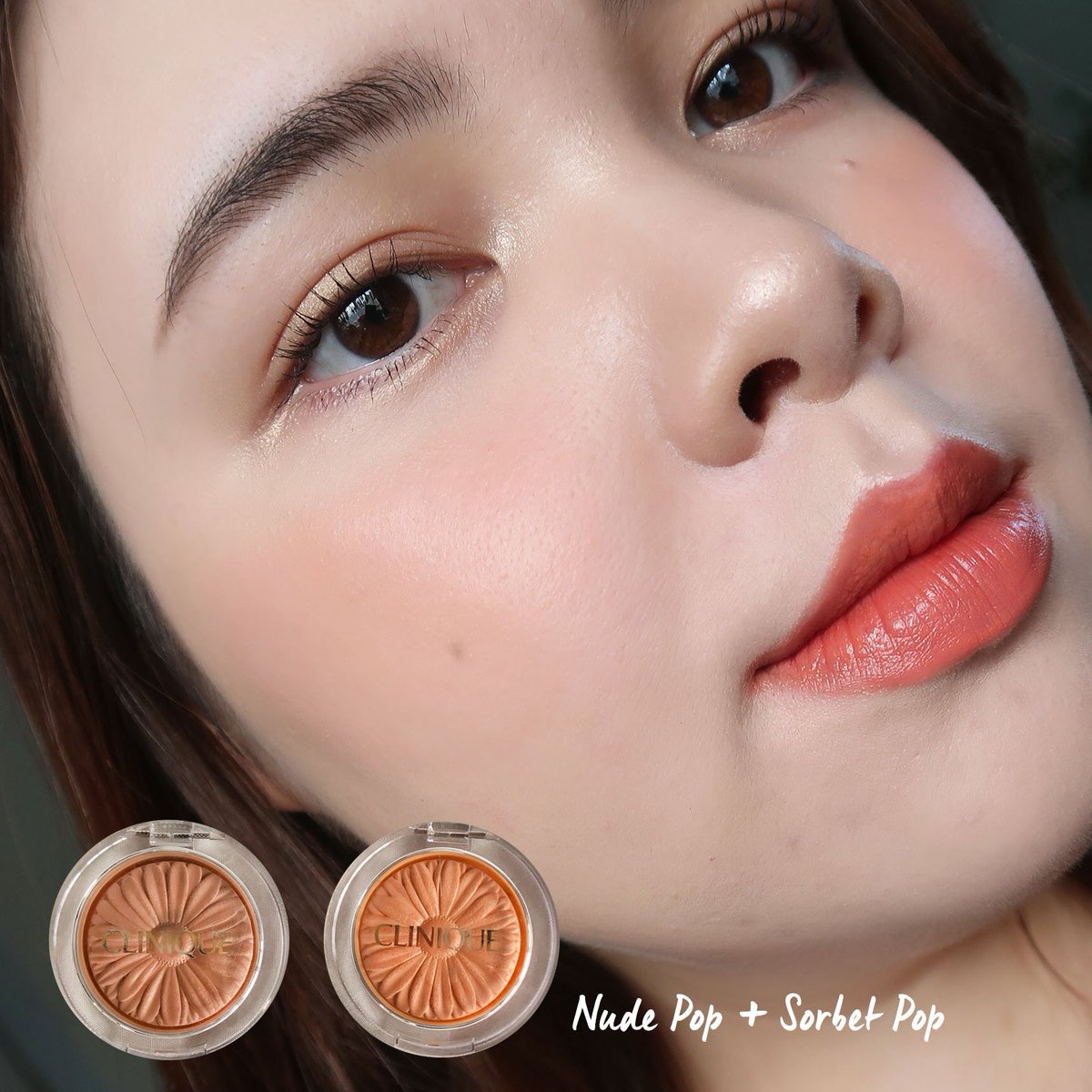 tTukablythe's tweet image. แล้วชอบความเก๋ของการผสมอะ นี่เลยลองเอาสีที่มีมาผสมกันดูบ้าง บอกเลยว่า #NudePop คือเลิศผสมสีไหนก็สวยย ทากับสีที่อ่อนอย่าง #SorbetPop ก็ช่วยขับสีให้เด่นขึ้น พอปัดคู่กับสีเข้มอย่าง #ColaPop ก็ช่วยเบรกสีแก้มให้เบาลงได้ แนะนำให้ลอง Mix กันดูน้าจะได้แก้มสีใหม่โทนใหม่ที่ไม่ซ้ำใครแน่นอนน