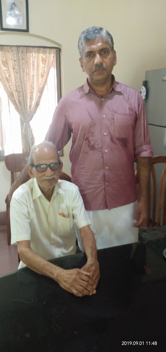 jacobthomas1960's tweet photo. With 100 years of life experience, Revathinal. P. Ramavarma Raja.#Kerala https://t.co/IWzzNLUa7g