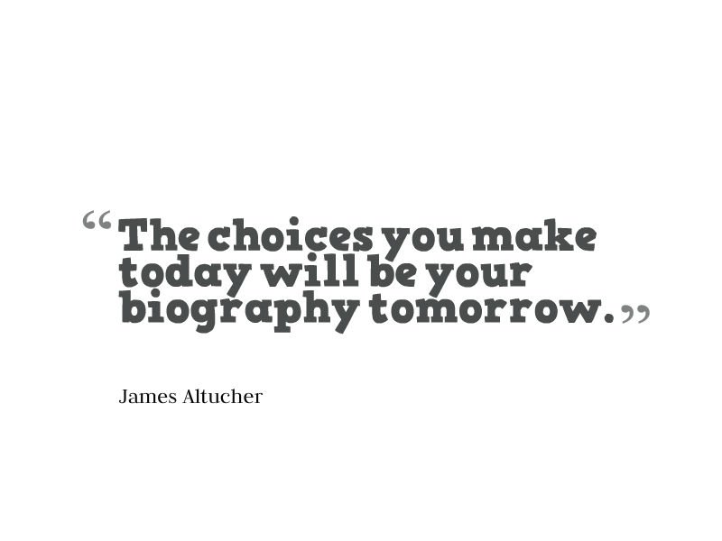 EzMobiles's tweet image. The choices you make today will be your biography tomorrow. - James Altucher  #quote
#ThinkBigSundayWithMarsha