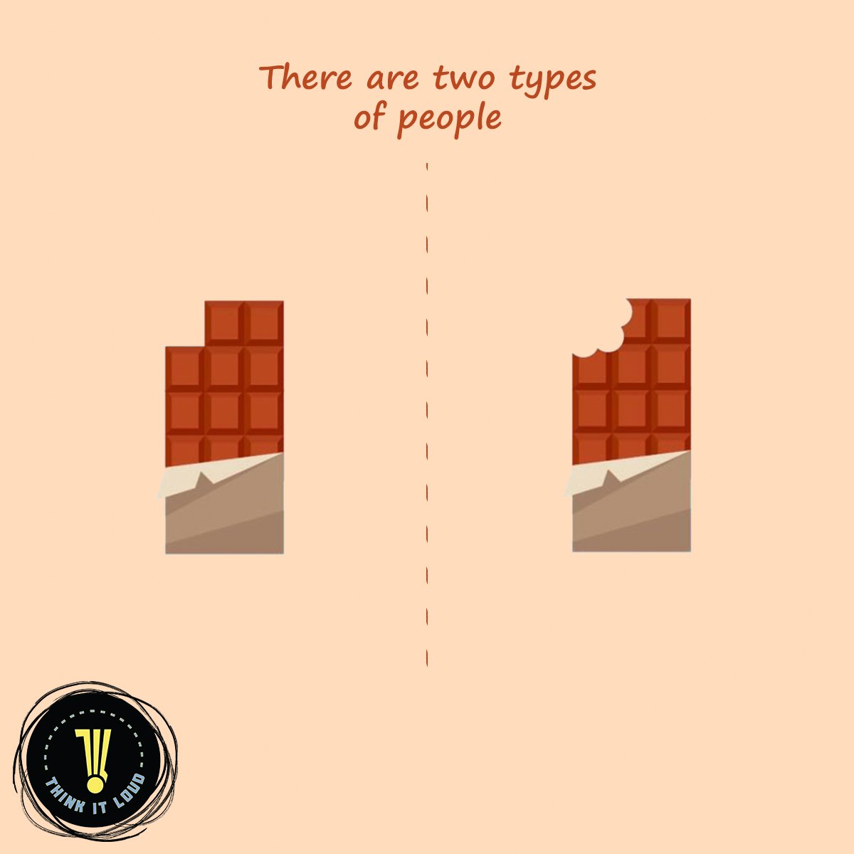 digitaltil's tweet photo. "Can you relate to this? Which category do you think you fit in?"

#Chocolatelover #twotypesofpeople #ThinkitLoud #Digitalmarketing #sunday #Funday https://t.co/peMmP5ria2