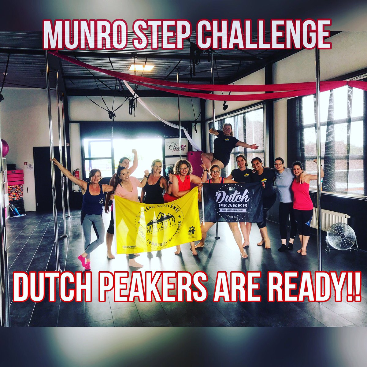 7 continents. 
196 countries. 
1 global challenge. 
The Dutch Peakers are ready to step away and conquer 7 mountains across the globe. Together we can make a difference. Together we can beat blood cancer! Let’s do this!
<a href="/MyPeakChallenge/">My Peak Challenge</a> <a href="/SamHeughan/">Sam Heughan</a> 
#munrostepchallenge