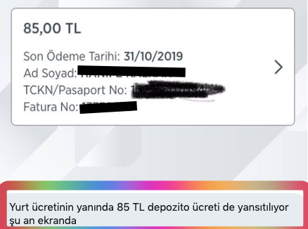 💠KYK 2019-2020 YILI ÖZETİ

🔸Yurtlara %20 ZAM
🔸İnternete aylık 16 GB KOTA
🔸Depozito ödeyenlere tekrar depozito ücreti ekleme.
🔸Yemeklere zam; açılınca görülecek.

#KYKZamlarınaHayır etiketiyle saat 14:00'de gündeme girebilmek için etkinlik çalışması yapılacak. 

RT
RT
RT
RT