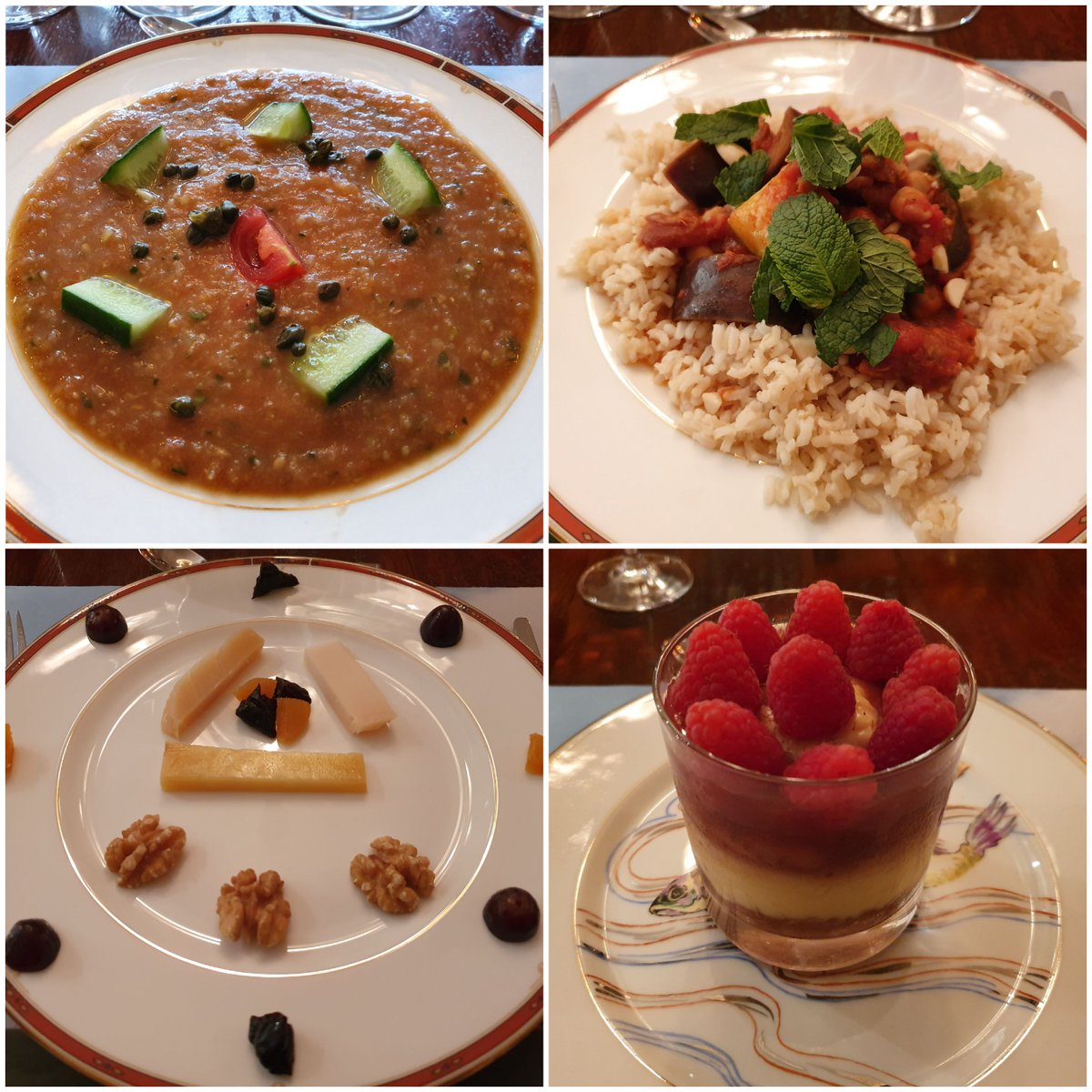 Mooie avond 31-8-19 met <a href="/AASteijns/">Aletha Steijns</a>, <a href="/anjakaashoek/">Anja Kaashoek</a> en <a href="/WilmadeMunck/">Wilma de Munck</a>. Een reünie en een kennismaking.
Samen met gazpacho van gegrilde tomaat met knapperige kappertjes; groentestoof met rijst; comté, Friese oude schapen- en Twentsebunkergeitenkaas van <a href="/DeKaashoeve/">De Kaashoeve</a>; beschuitpudding.