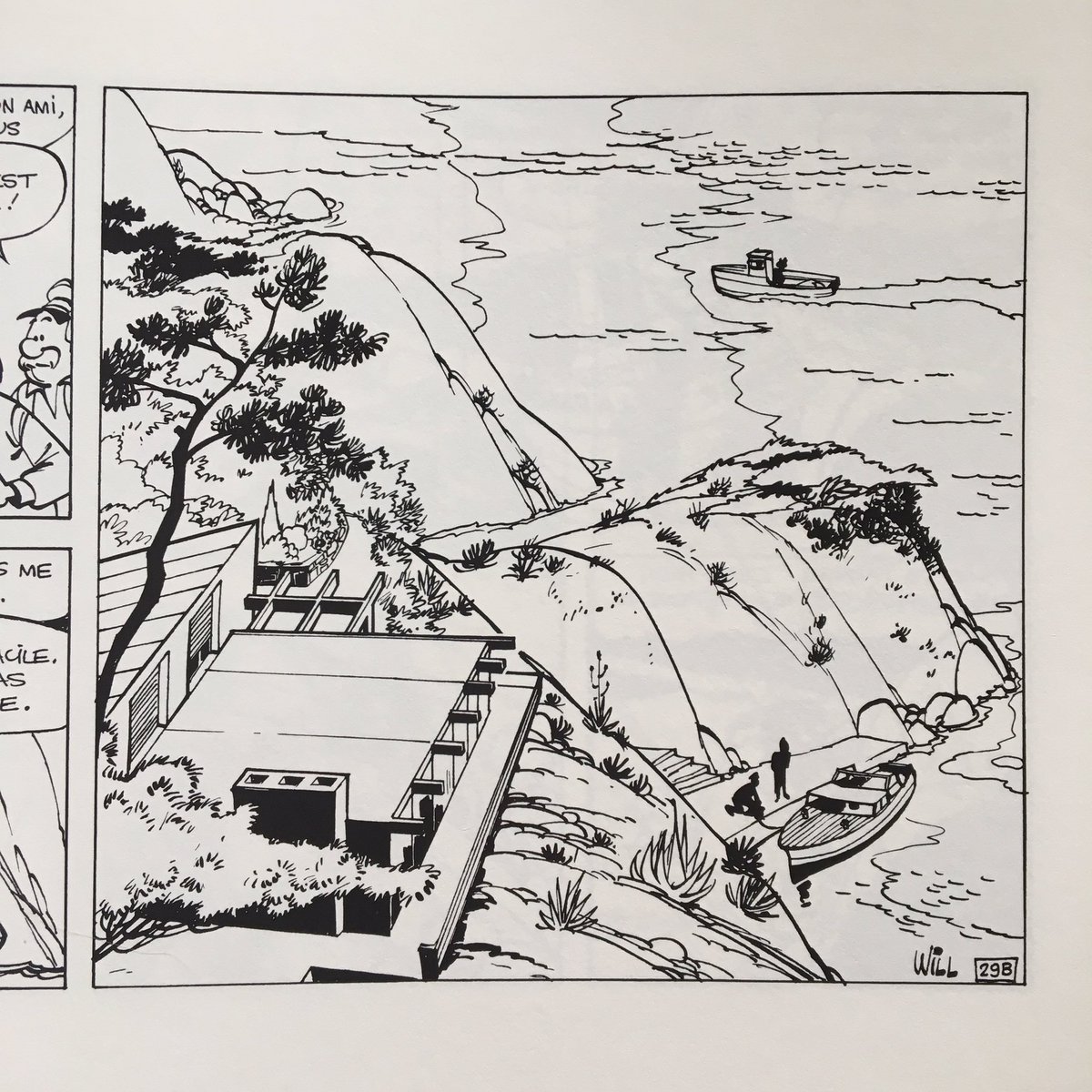 Will, 1964, Tif &amp; Tondu, sc. Rosy, La villa du Long-Cri, n&amp;b 