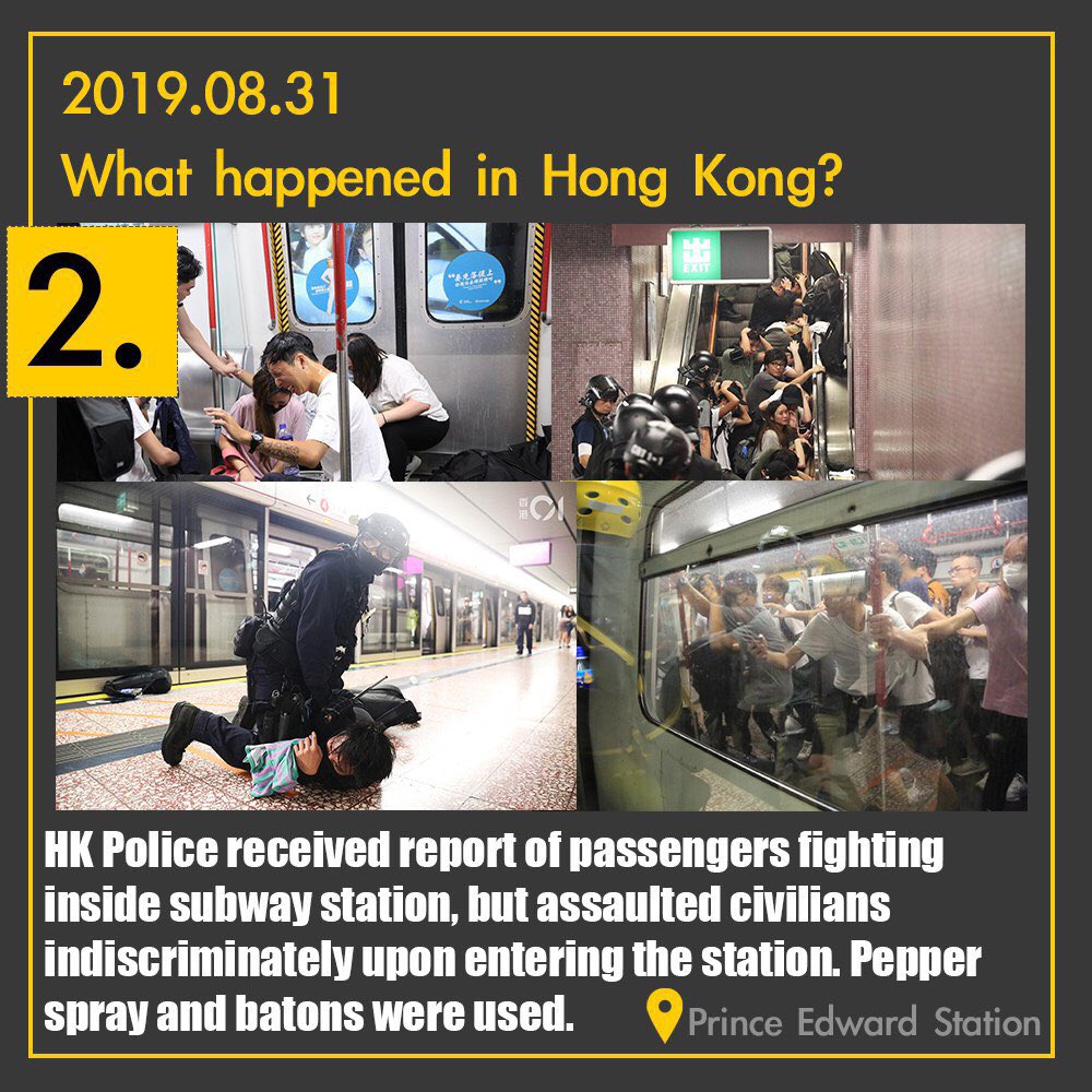 cng1238's tweet photo. 2019.8.31 What happened in #HongKong #HongKongProtests #hongkongpolicebrutality https://t.co/UiX8sY5zrl