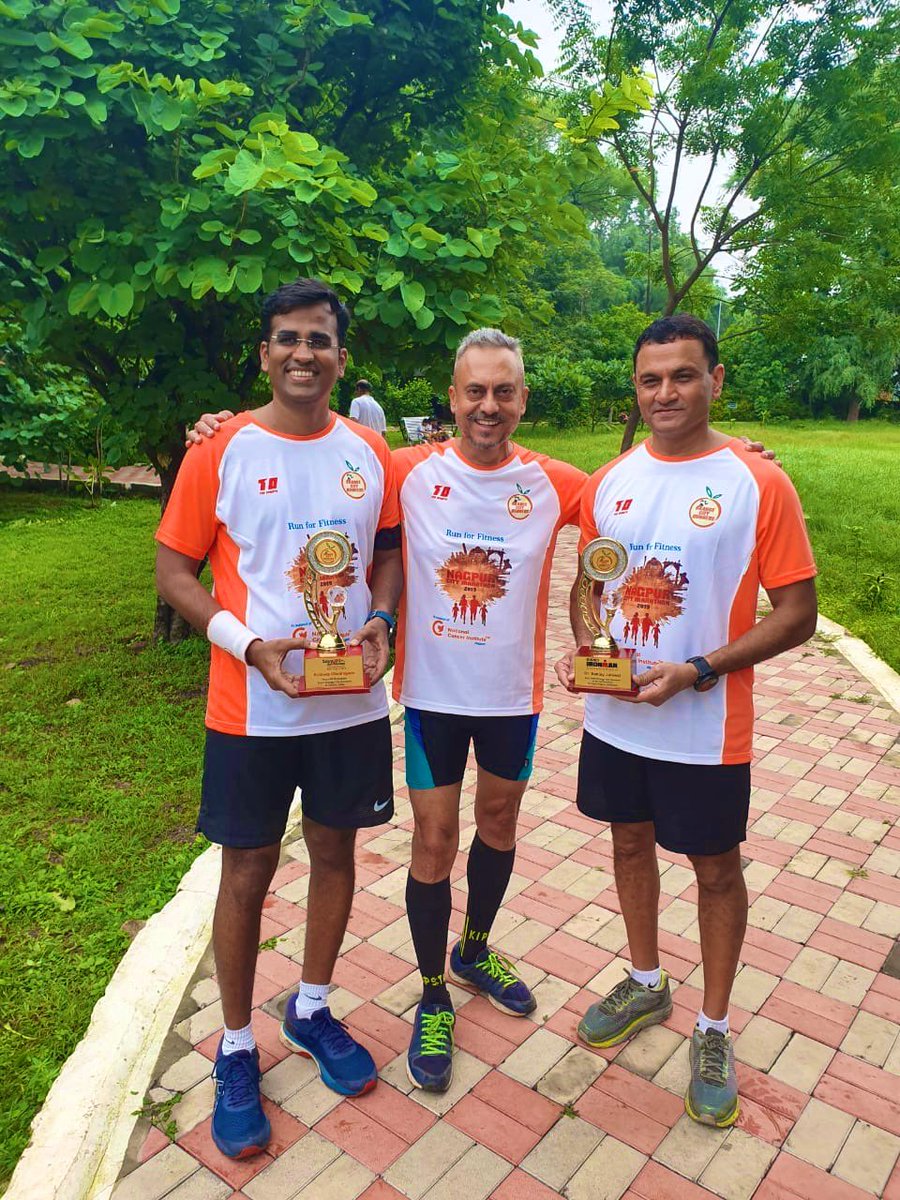 OCRNagpur's tweet photo. Orange City Runners congratulates Dr Sanjay Jaiswal (first full Ironman from OCR) and Kuldeep Chouragade (first Hill Champion, Satara Half Marathon from OCR) for their outstanding achievements.

#NagpurCityMarathon
#OCRNagpur
#NCM2019
#RunNCM
#WeRunNagpur https://t.co/JEKkJKpAVR