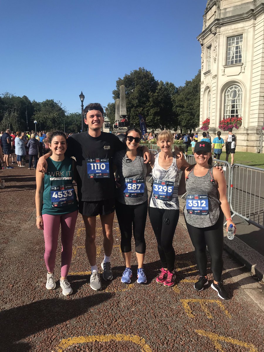 Team CJCH is ready! 💪🏼 <a href="/YBont/">Y Bont</a> #cardiff10k