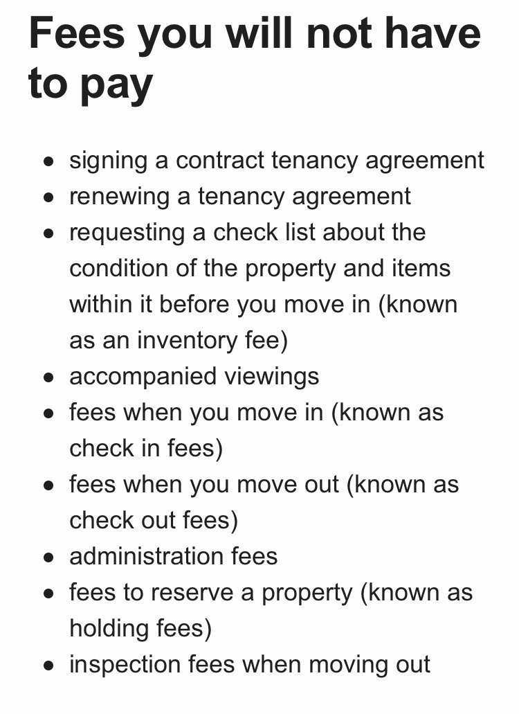 letdownwales's tweet photo. Letting fees are now BANNED in Wales! 🏠💷

We hope this forces letting agents to focus on a good service &amp; ensure landlords can’t afford to lose valuable renters.

If an agent or landlord asks you for fees, let your council and @RentSmartWales know. 

https://t.co/2j5MAa7ayw https://t.co/nsC9hHjHhT
