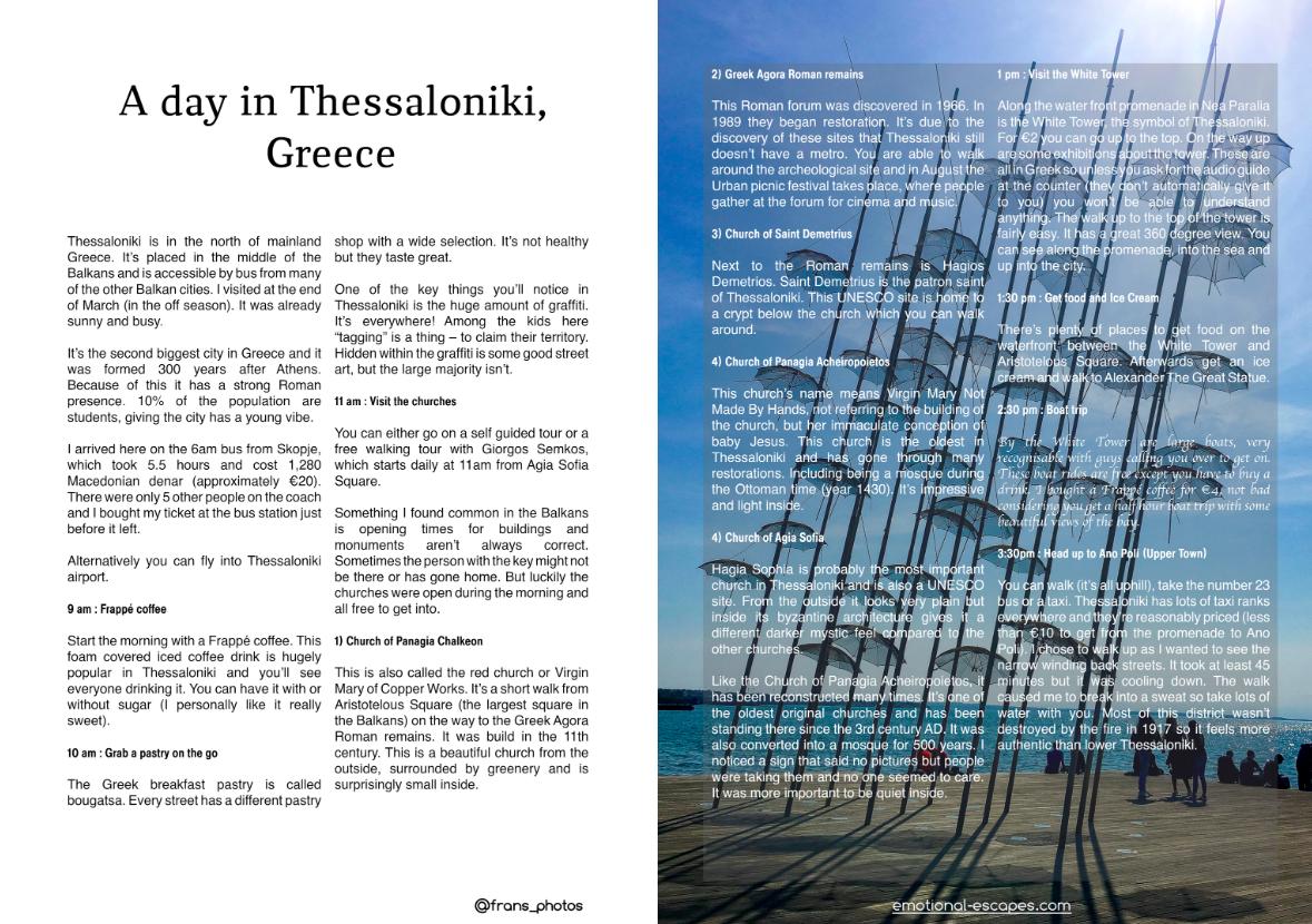 A day in Thessaloniki Greece joom.ag/C8ma/p38

#luxurytravel #luxurylifestyle #luxurytraveller #luxurymagazine #travelblog #greece #weekendvibes #holiday #September1st #Travel #travelphotography #SundayMorning #SundayThoughts #SundayMotivation #Thessaloniki #SeptemberWish