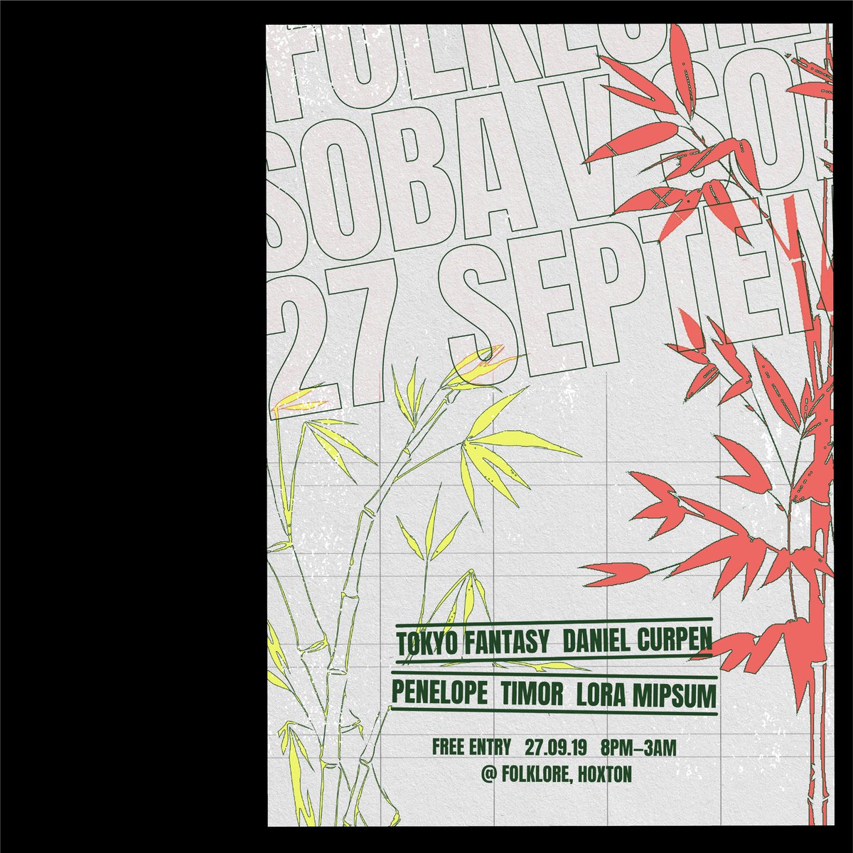 We are back at our favourite spot on the 27th Sept w/ good friends and fellow party starters Tokyo Fantasy! As always raising money for <a href="/YUAFOfficial/">Young Urban Arts Foundation</a> gassed for this one! 🌪🌪