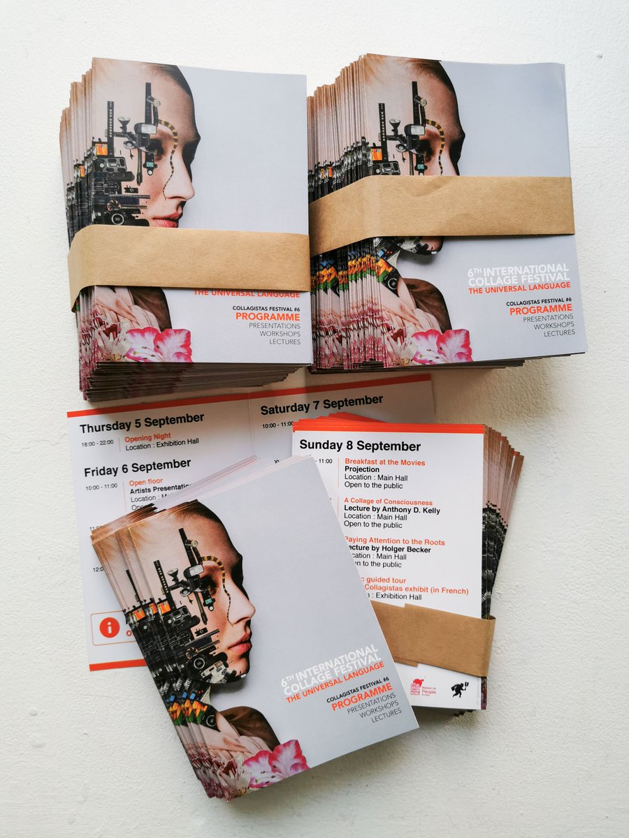 Collagistas's tweet photo. Workshops, lectures, presentations, Art Market and more. You can also find the full program of Collagistas #6 at Maison du Peuple de Saint-Gilles on the opening day of the Festival. You need to register ONLY for the workshops at https://t.co/QxCB1hJ8oq https://t.co/MzAciNVVti