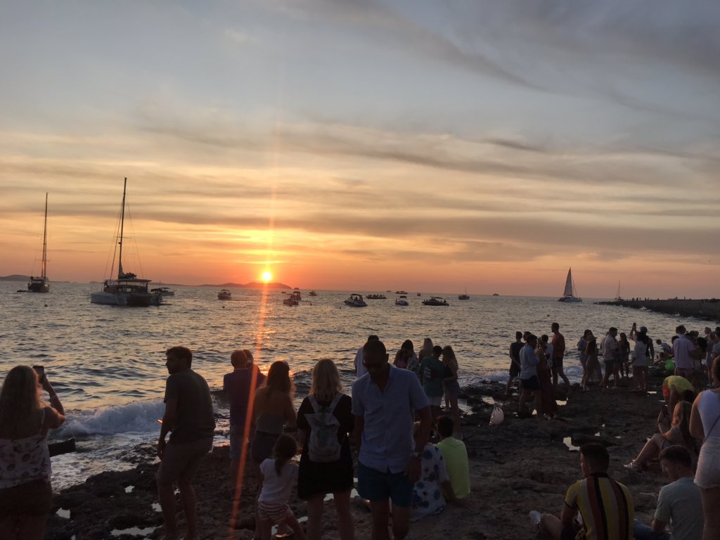 NoMoreFFS's tweet photo. Sunset in Ibiza last night, good to get away for a week. https://t.co/tJYogEtrpG