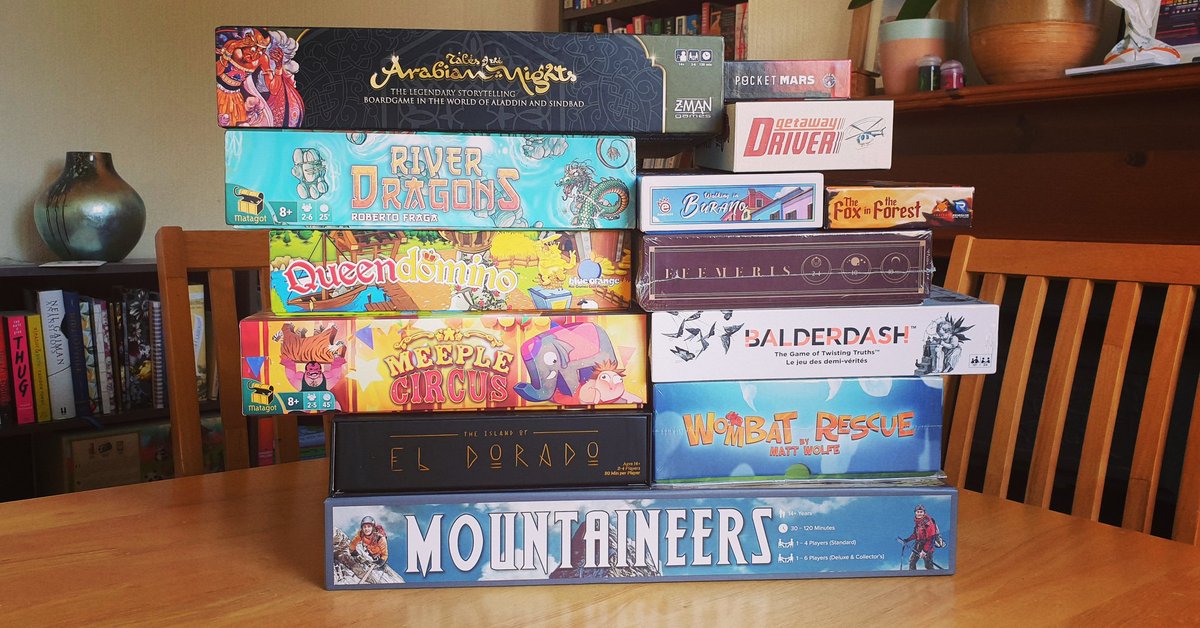 We proudly announce SHAMETEMBER! The month of ploughing through the wall of shame games stacked up looking sad. Show us your before and after pics and play those games! Or sell them at Essen in October...

This is Robyn's terrible pile... 

#shametember #gamesnight #boardgames