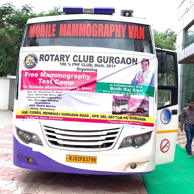 BRSikri_bjp's tweet photo. Organised a Free Health Camp in association with Rotary Club wherein women got Mammography Test done to detect breast cancer by a team of trained technicians and doctors.
#CancerAwarenessDrive #HealthCamp https://t.co/OQPy2qGR3r
