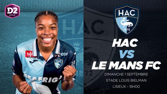hacfem's tweet photo. Notre équipe se déplace à Lisieux aujourd’hui pour affronter @LEMANSFC. C’est le dernier match amical de l’équipe avant la reprise du championnat dimanche prochain. #TeamHAC #ObjectifD1 https://t.co/5BrNIfUh62