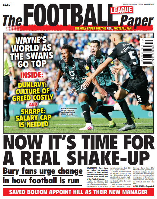 TheLeaguePaper's tweet image. OUT NOW!

@SwansOfficial go top!