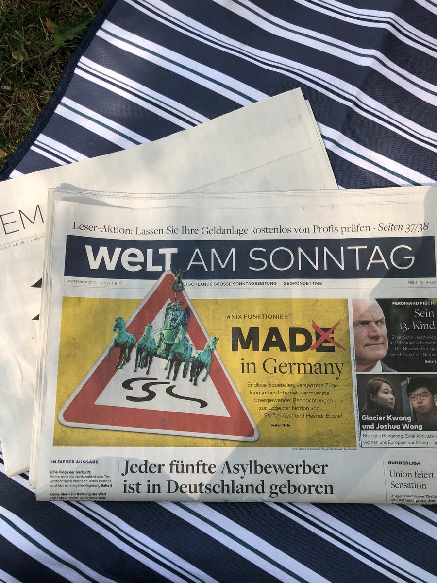 Raus gehen. #WELTAMSONNTAG kaufen. Viel Spaß beim lesen.