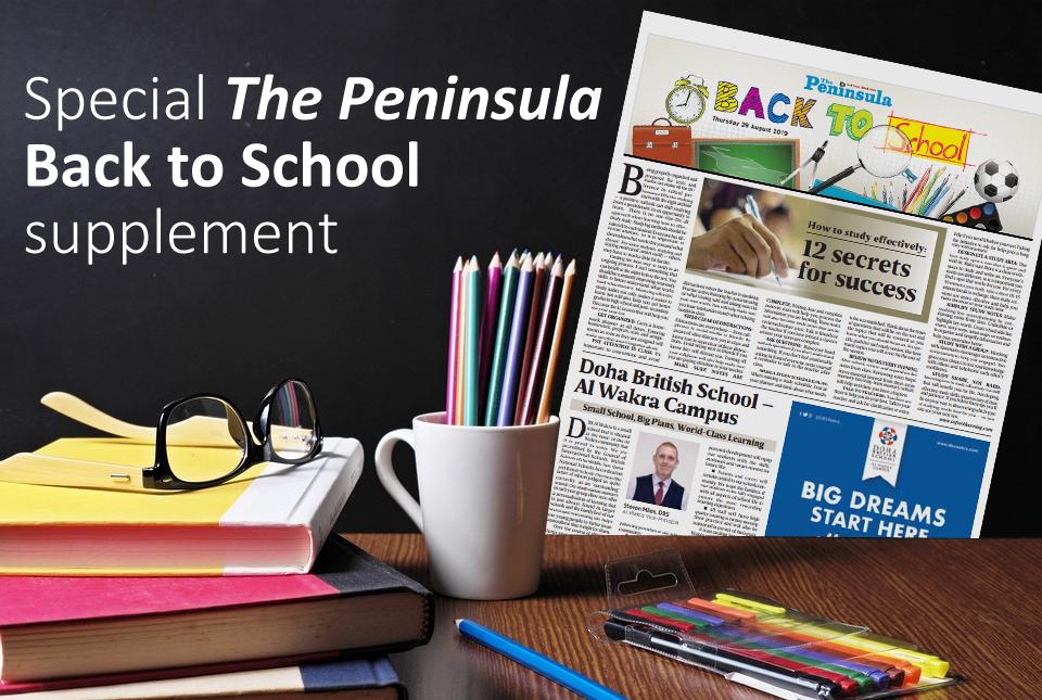 DBSWakra's tweet photo. #BacktoSchool special supplement with many interesting articles about schools and studying techniques from @PeninsulaQatar - https://t.co/Bak1sEFoUA

@DBSWakra 
#dbs #dbswakra #dohabritishschool #schoolindoha #dohaschools #backtoschool #dohaqatar https://t.co/5aZDhzOYeE