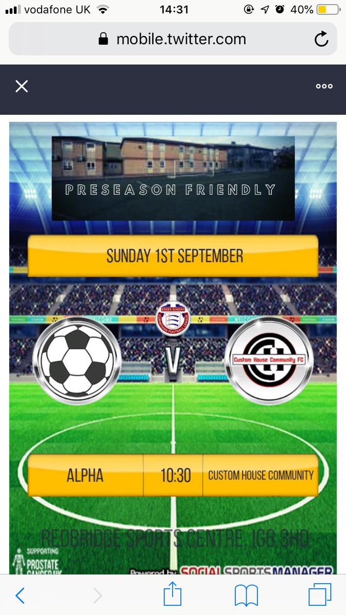 CHCommunityFC's tweet image. Matchday!