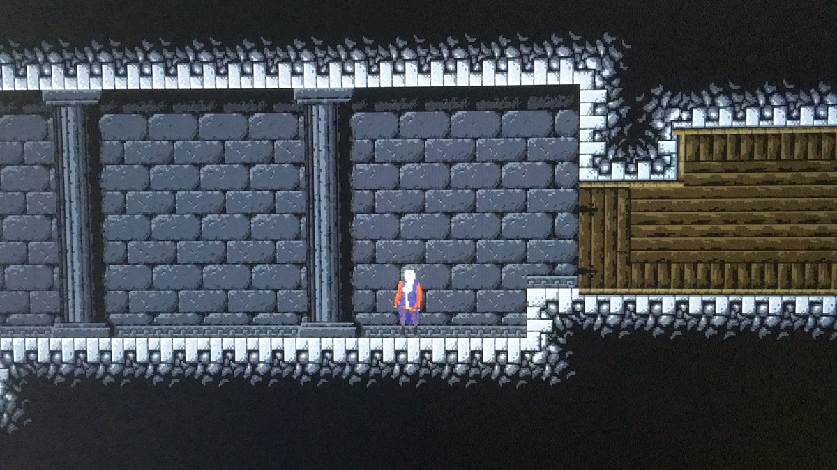 8_bitking's tweet photo. Working on a new #pixelart tileset. Gonna get into parallax scrolling soon :) #GameMakerStudio2 #Project_S #indiedev https://t.co/S46hqxXyEK