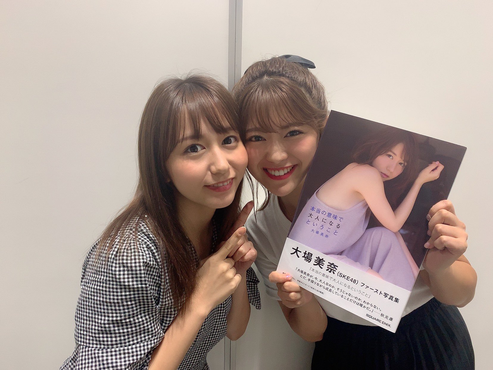 SKE48 大場美奈　直筆サイン入りチェキ 元AKB48 SKE48 大場美奈 直筆サイン入り写真集 - メルカリ