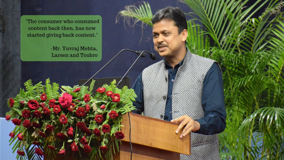 ximb_official's tweet photo. "For me, the change in media is not evolution but a revolution - where every debater, blogger, influencer now has an opinion"

- Mr. Yuvraj Mehta, Head of Corporate Brand Management and Communications, Larsen and Toubro

#MediaBranding #EvolutionOfMedia #Communiqué2019  #XIMB https://t.co/Scc9rDPS3y