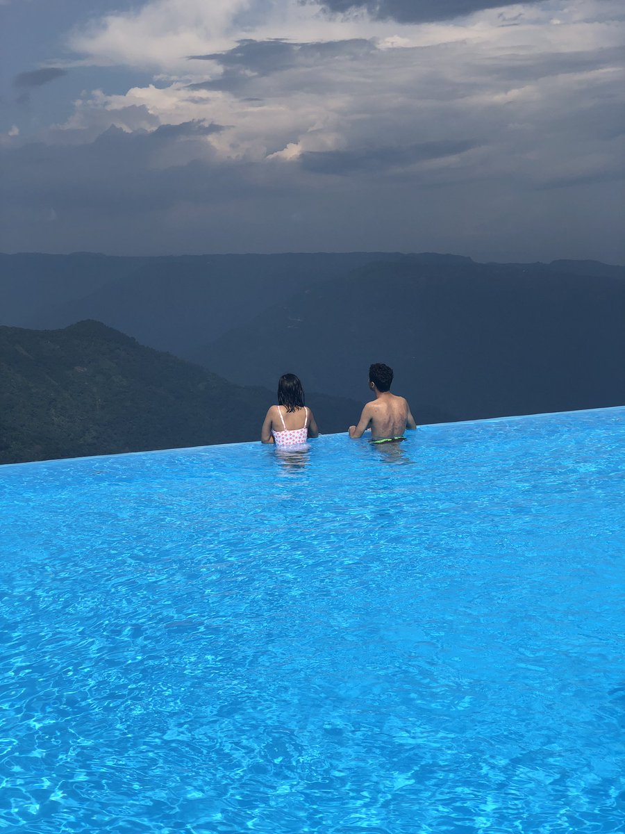 came to cherapunjee and found an infinity pool 🤣