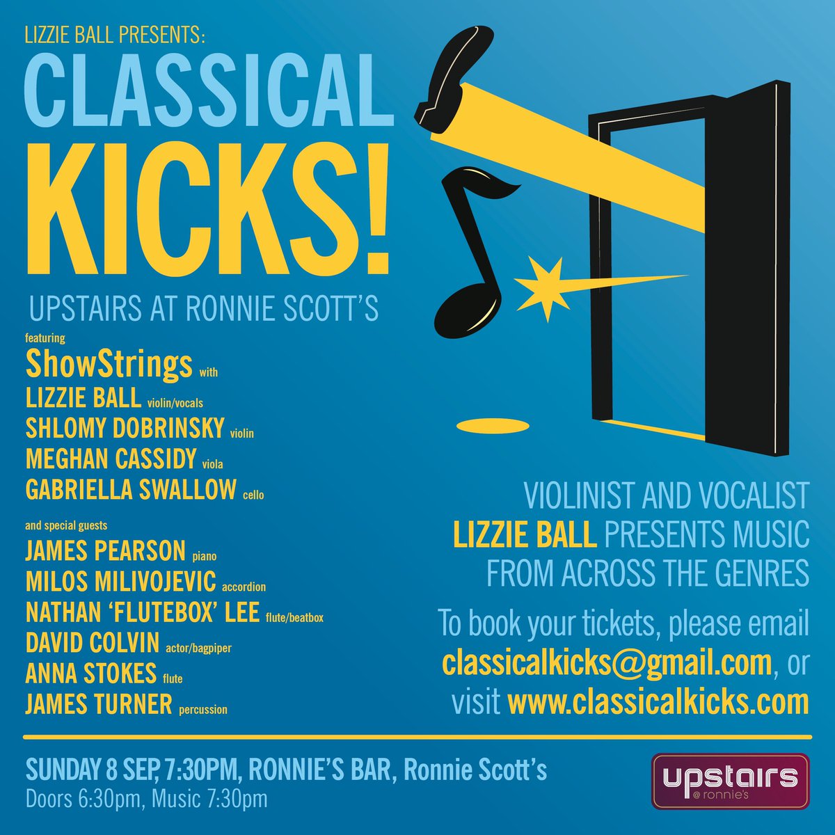 ClassicalKicks's tweet photo. ONE week to go until our return to @officialronnies ! We are so excited-Do you have your tickets yet? Book online now https://t.co/WEM9CKOnGq tickets going fast! @Megs24601 @gabiswallow @SDobrinsky @DavidPColvin @Flutebox @annastokesflute #jamespearson @MilosAccordion @jtperc https://t.co/GNcGqQ49E1