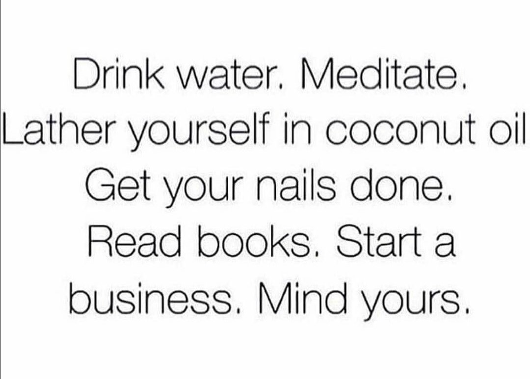 Wookiees's tweet photo. Love this! ❤️🤣🧘‍♀️🥥 💦💅📚👣 https://t.co/oNAu2qYe9A