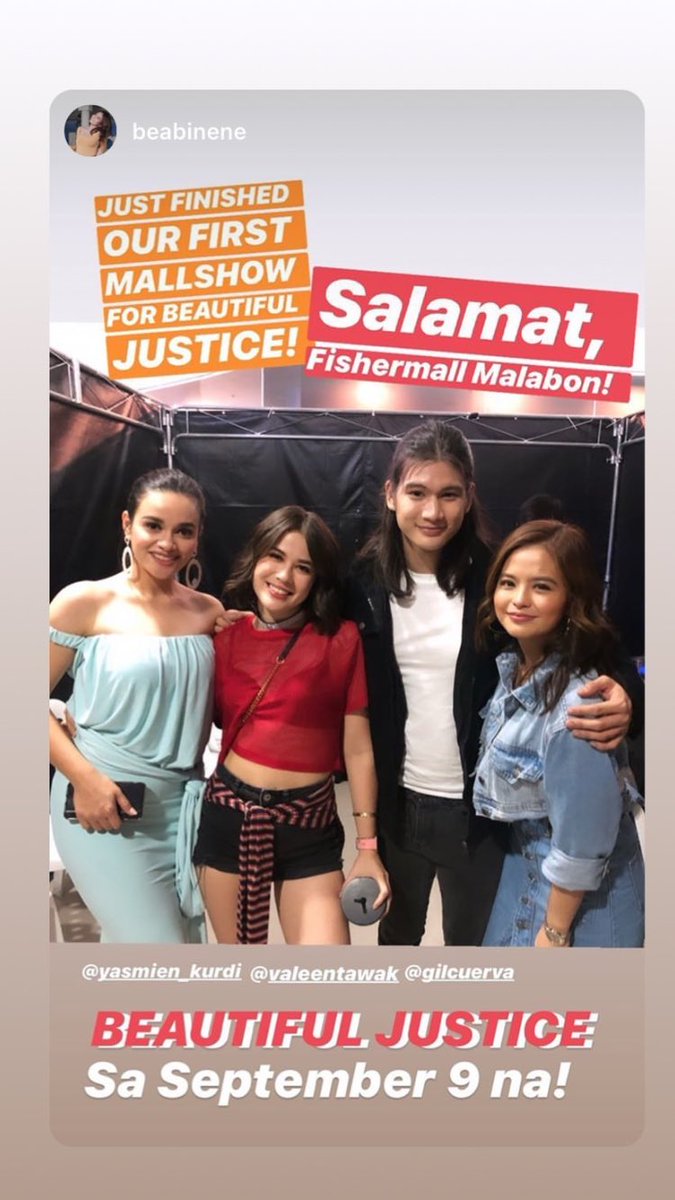 thank you Fisher Mall Malabon 😘 .. #ValeenOnBeautifulJustice #Valeews #AllAboutValeen  <a href="/Valeentawak/">Valeen Montenegro</a> BEAUTIFUL JUSTICE SEPTEMBER 9 NA!