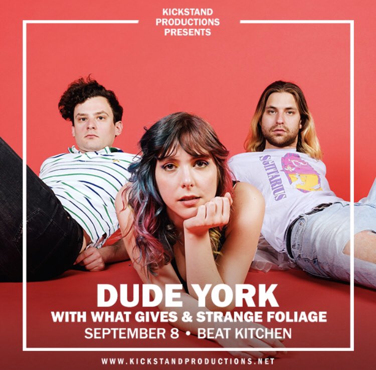 One week get your tix! <a href="/beatkitchenbar/">Beat Kitchen</a> w/ <a href="/DudeYork/">Dude York</a> 

ticketweb.com/event/dude-yor…