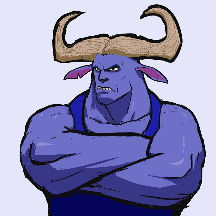 ぱそつお Sur Twitter 牛 スイギュウ ボゴ署長 ズートピア ズートピア擬人化 Chief Bogo Zootopia T Co Eu2c1o69v0