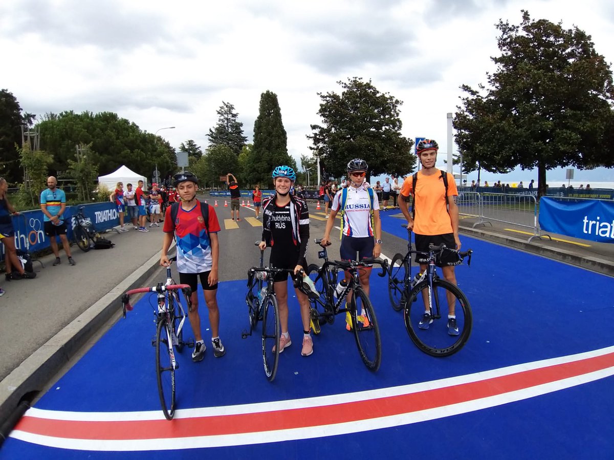 triathlonlive's tweet photo. Introducing #TeamRUS 🇷🇺
U23 | Junior #TriMixedRelay  #WTSLausanne 
Follow along at https://t.co/QwdnP1gTgs 
@MyLausanne https://t.co/xQdmQjrJJc