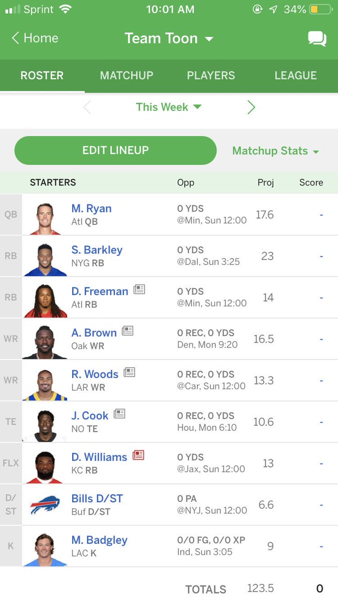 Views_FTB's tweet photo. 10 team PPR, what do y’all think of each team? https://t.co/BIqdjnqBDO