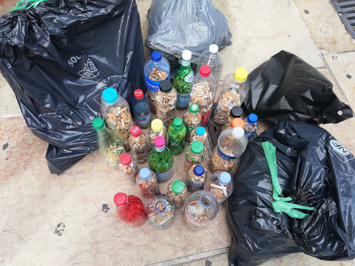 xiiunight's tweet photo. Super après-midi avec la team BTX à Aix-en-Provence !! 16L de mégots en 2h ! #CleanupForJK #CleanupForJKFrance https://t.co/1PWjfzYQ4k