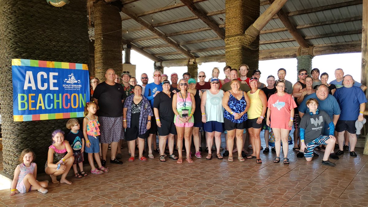 acesouthcentral's tweet photo. ACE #BeachCon 2019 Group Photo at @Schlitterbahn South Padre Island - #BahnLove #FloatWithACE #RideWithACE #TheACEadvantage @aceonlineorg https://t.co/cIVOL8CXUr