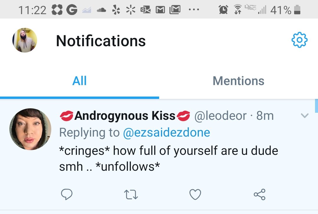 ezsaidezdone's tweet image. CLEARLY 
Androgynous Kiss is unable to provide a "FRESH FACE" which says more YOU than ME because all you had to do was keep scrolling yet you felt the need to call me out??? Have fun putting on your layers today BITCH!!! #GodBlessYouAsYouGo #TryMeNot