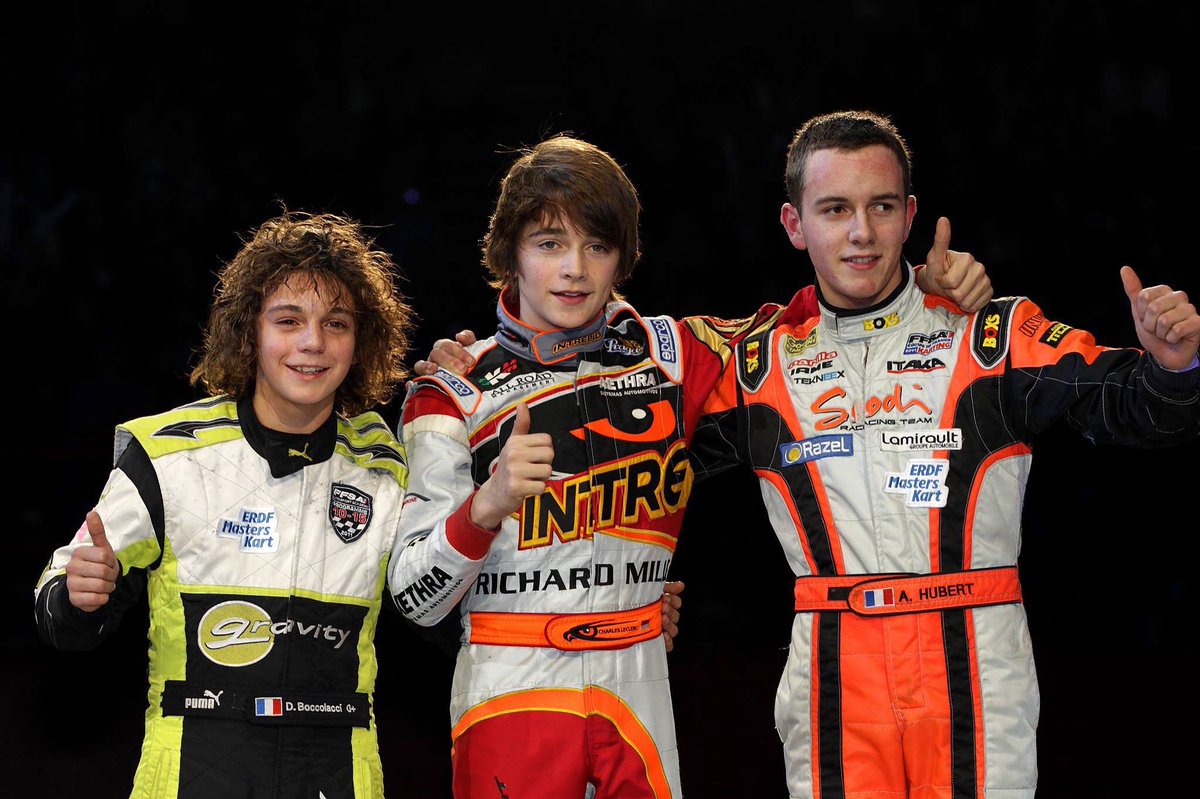 DorBoccolacci's tweet photo. Congratulations to my friend @Charles_Leclerc for his 1st victory in @f1 ! 🏆
Dedicated to our friend Anthoine! 
This picture went to my head, I wanted to share with you ..
We are all rivals on track, but we are a family as well! 
Good memories from 2011 
#loveyouTonio 💙🙏 https://t.co/ysKvad358h