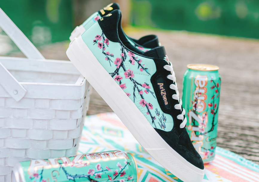 adidas continental floral