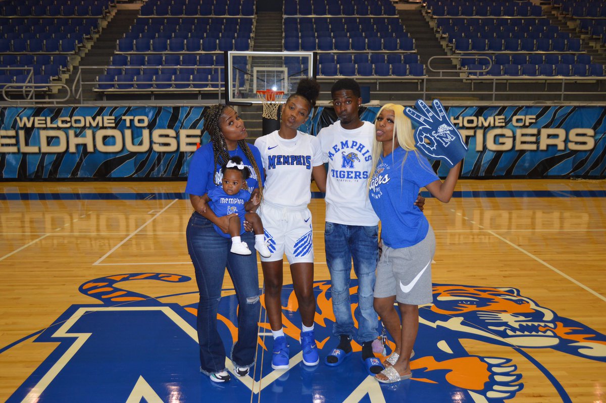 100% COMMITTED 🐯💙                                     First I want to give a HUGE shoutout to everyone who has contributed in this process and I want to thank the man above ☝🏽. Extremely excited to say that I will be committing to the University Of Memphis #GoTigers