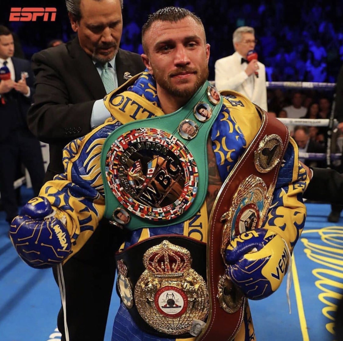 Incredible stats for an incredible fighter! 

Boxing record 416-2...
14/15 fights have been world title fights...
3 weight world champion...

A future hall of famer no doubt about it!  #boxing #LomaCampbell
#Lomachenko