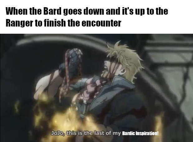 Making a DND meme out of every JoJo's Bizarre Adventure Episode (Part 7) :  r/dndmemes