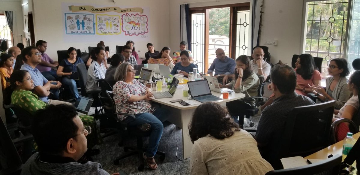 angelachaudhuri's tweet photo. Post-event debrief. What a week!!  Here's to more diverse multi sectoral passionate people gathering to solve #complexsocietalproblems with communities in the center. https://t.co/rQbAp63IwK