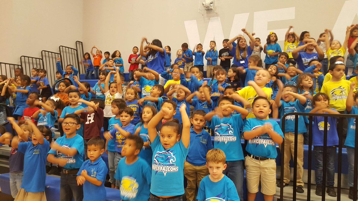 jleebonena's tweet photo. Friday Falcon FARR Assembly. Perfect Attendance winners, Fabulous Falcons acknowledged, and our Teachers showed scholars our school dance. FIERCE FALCONS are here, we show no fear! Ask your scholar to show you! #IDEAEdgemere https://t.co/wfALNpvTAQ
