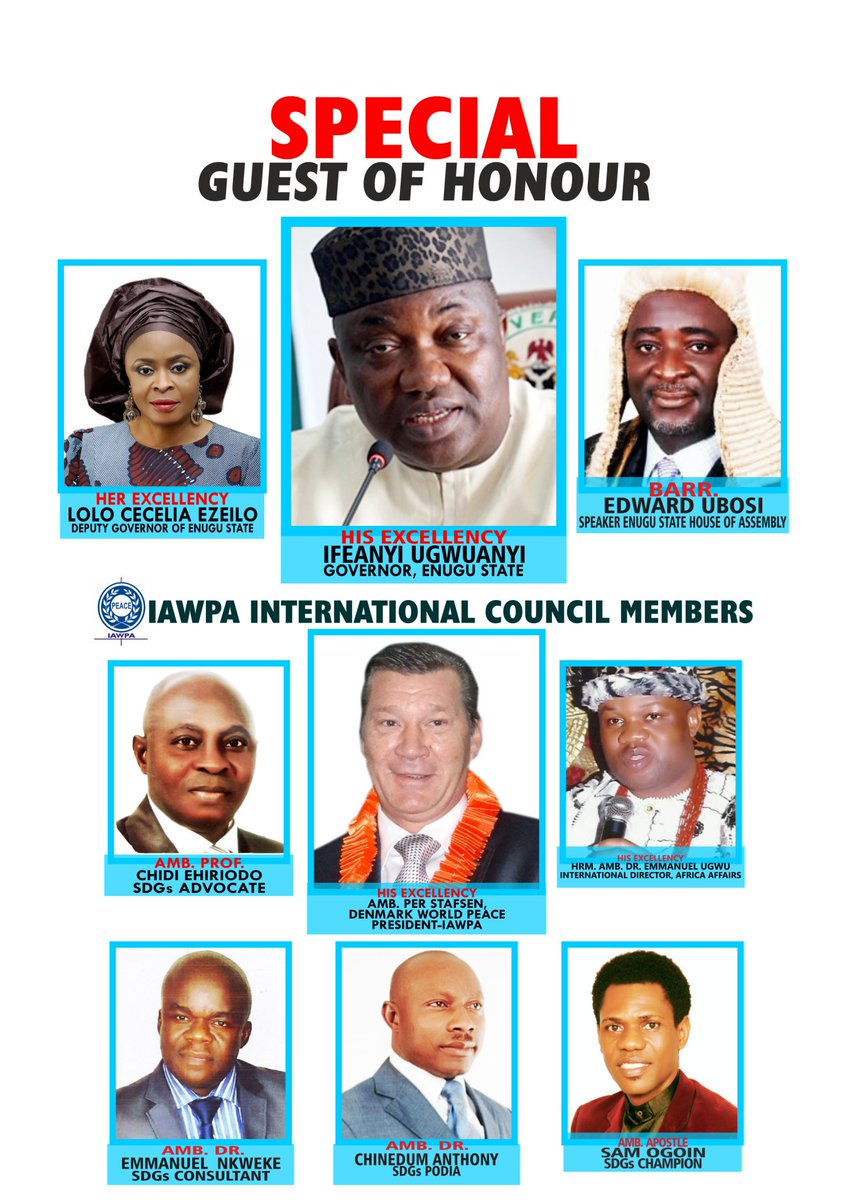 IAWPA's tweet photo. 2019 Enugu State Conference on UNSDG by IAWPA. https://t.co/E2MDojQZUS